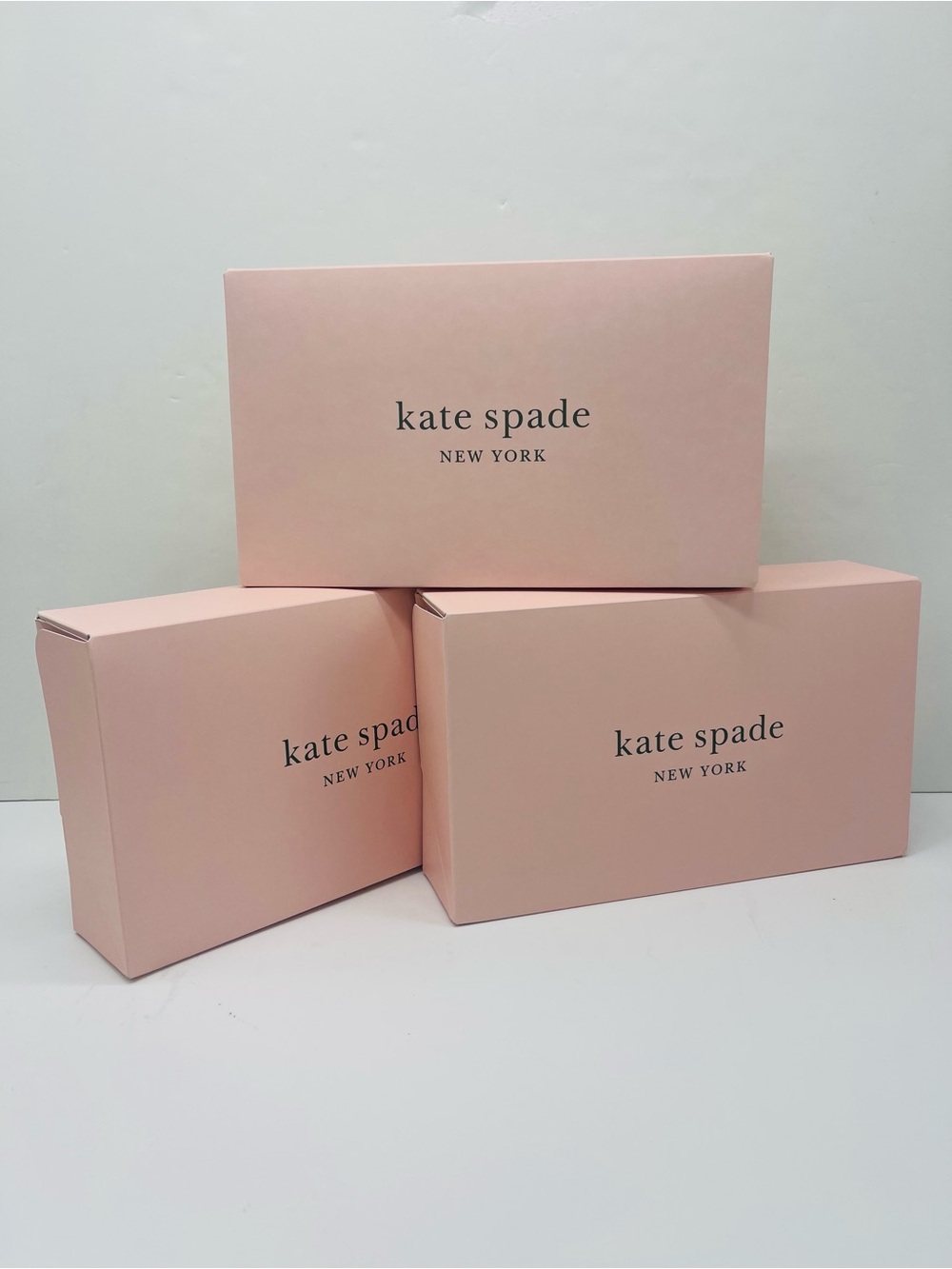 kate spade Pale Pink Branded Gift Boxes - Set of 3 New